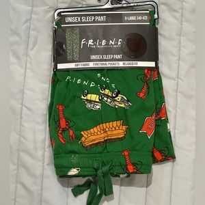 NWT - Friends Printed Unisex Sleeping Pants - XL (Flaw on waistband)